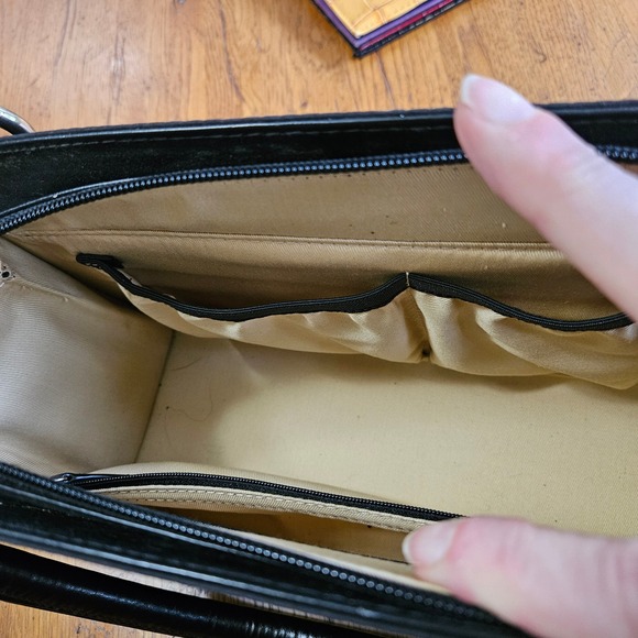 Miche Classic Black Base Bag with 7 Interchangeable Shells Animal Print Croc Lot - Picture 14 of 16